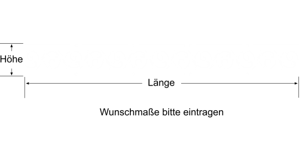 Preview: Dekofolie für Glas Fantasieband