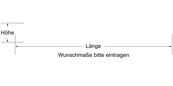 Preview: Durchlaufschutz für Glas Kreise