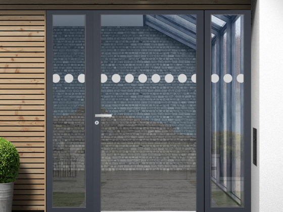 Preview: Durchlaufschutz für Glas Kreise Preview: Durchlaufschutz für Glas Kreise
