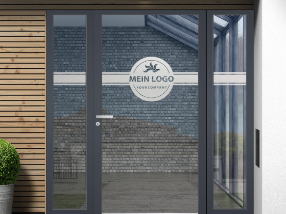 Durchlaufschutz für Glas mit eigenem Logo