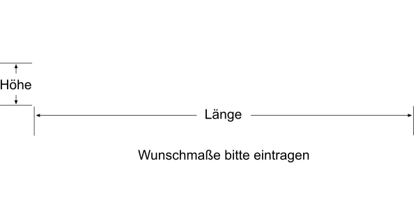 Durchlaufschutz für Glas mit Quadraten - Ansicht Farbauswahl