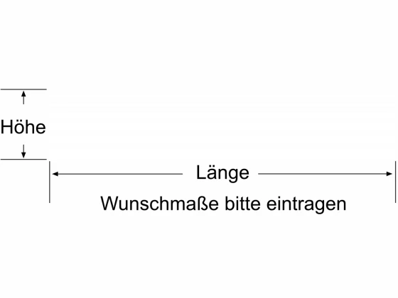 Durchlaufschutz für Glas mit Streifenverlauf - Ansicht Farbauswahl