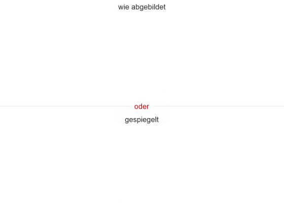 Preview: Eigene Grafik als Glastattoo - Ansicht Beispielbild Ausrichtung und Farbauswahl