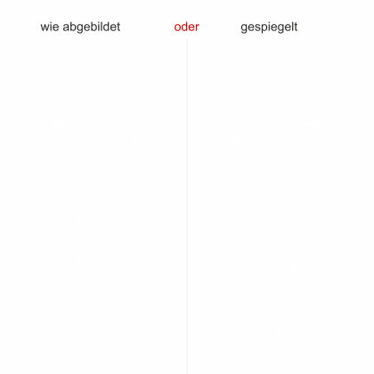 Preview: Fensteraufkleber Blütenornament