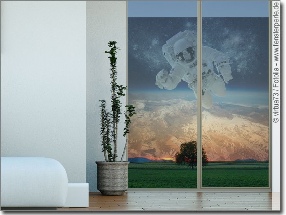 Preview: Glasbild Astronaut