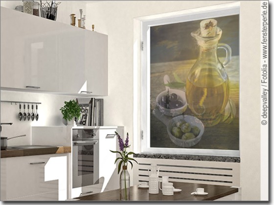Preview: Fensterbild Olivenöl
