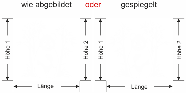 Preview: Fensterfolie Bambusstrauch mit Panda Preview: Fensterfolie Bambusstrauch mit Panda