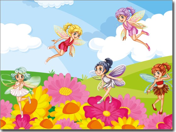 Preview: Fensterbild Elfenland