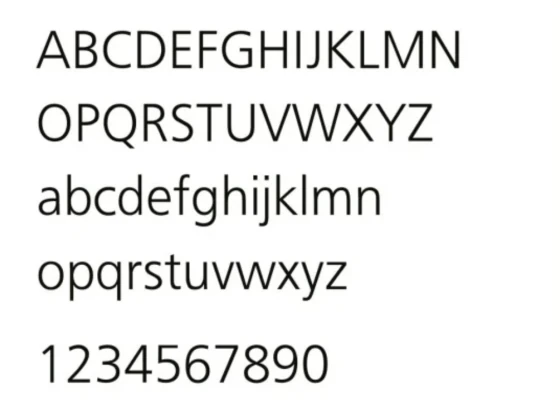 Fußpflege Schaufenster - Ansicht Alphabet 2.Zeile