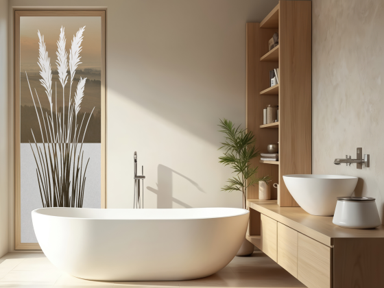 Preview: Fensterfolie Grashalme Preview: Fensterfolie Grashalme