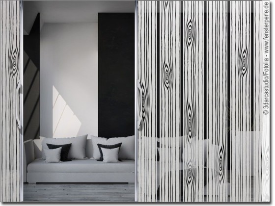 Preview: Fensterfolie mit Holzmaserung Preview: Fensterfolie mit Holzmaserung