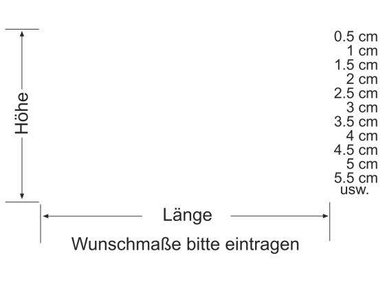 Preview: Fensterfolie mit Wellenlinien
