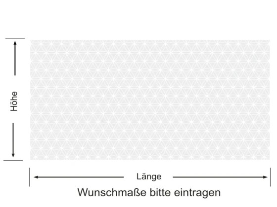 Sichtschutzfolie Lebensblume 10 | Druck Wunschfarbe