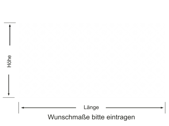 Preview: Fensterfolie Musselin Optik 5 cm - Ansicht Farbauswahl