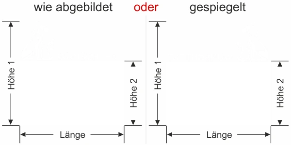 Fensterfolie Sichtschutz mit Tieren und Wunschtext - Ansicht Farbauswahl