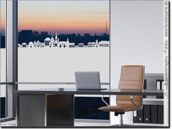 Preview: Sichtschutzfolie Skyline Aachen