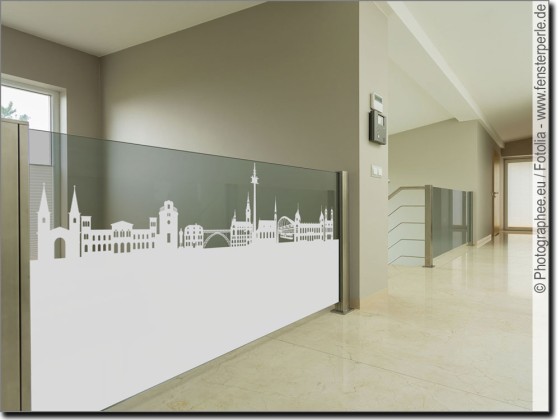 Preview: Sichtschutzfolie Skyline Wuppertal