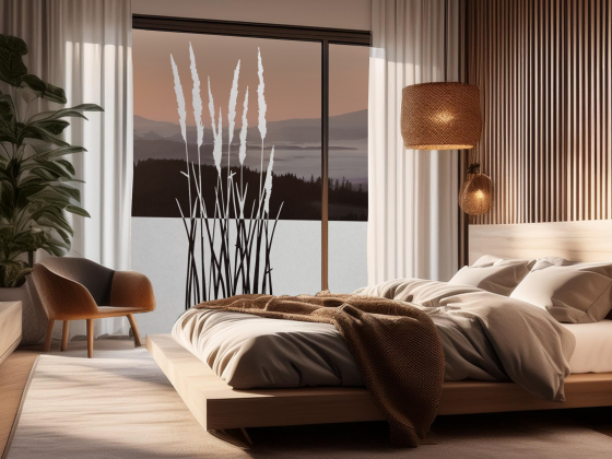 Preview: Fensterfolie Sommergräser