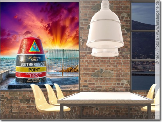 Preview: Fensterfolie Southernmost Point