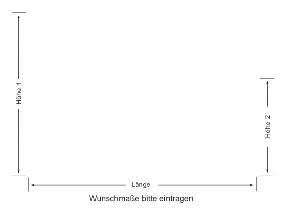 Preview: Sichtschutz Windrose mit Leuchtturm