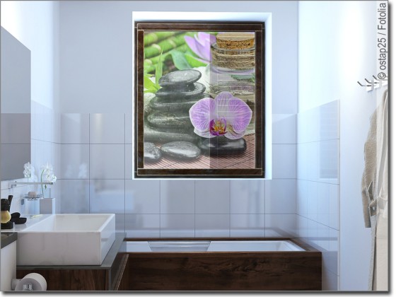 Preview: Fensterfoto Wellness Blume