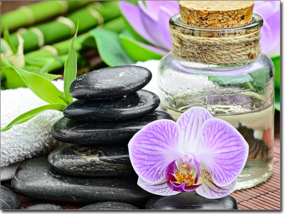 Preview: Fensterfoto Wellness Blume