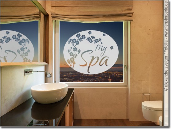 Preview: Fenstertattoo My Spa