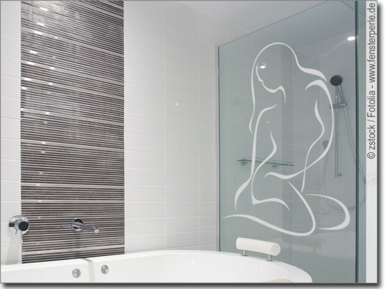 Preview: Fenstertattoo Sexy Lady