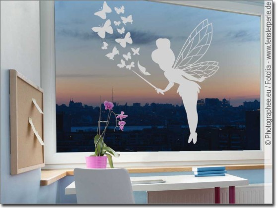 Preview: Fenstertattoo Zauberelfe Preview: Fenstertattoo Zauberelfe
