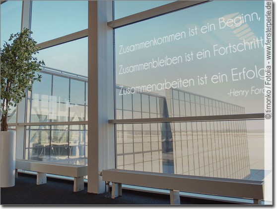 Preview: Fenstertattoo Zitat Zusammenkommen Preview: Fenstertattoo Zitat Zusammenkommen