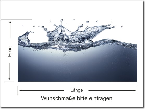 Preview: Fensterfolie Wasser Splash Preview: Fensterfolie Wasser Splash