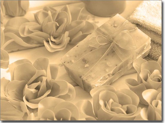 Preview: Glasbild Blaue Rose