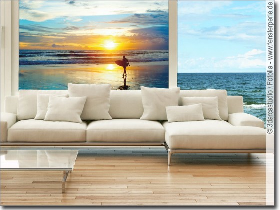 Preview: Surfer im Abendrot