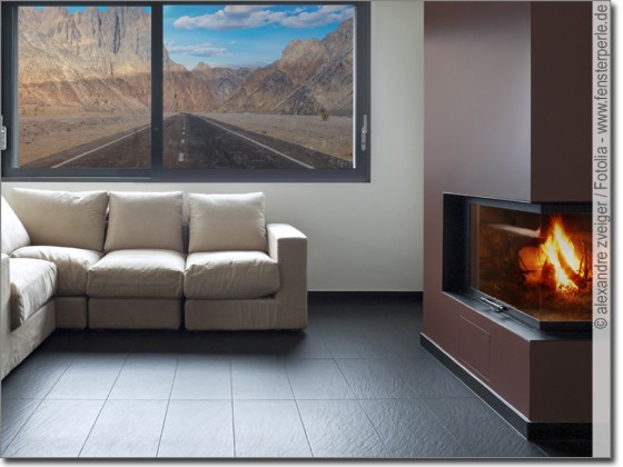 Preview: Glasdruck Einsamer Highway