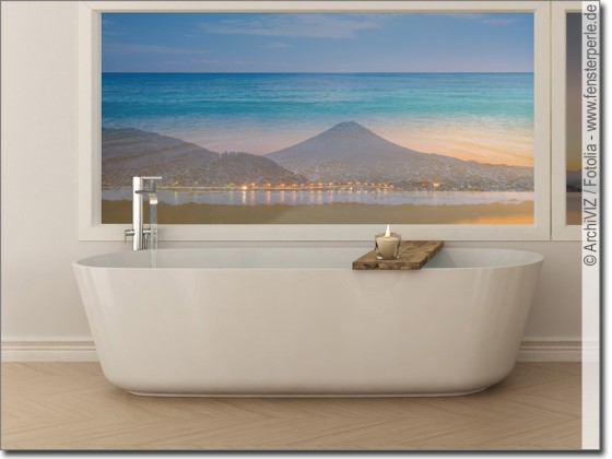 Preview: Glasprint Einsamer Strand Preview: Glasprint Einsamer Strand