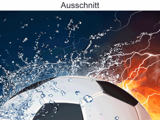 Preview: Fotofolie Fußball in Flammen