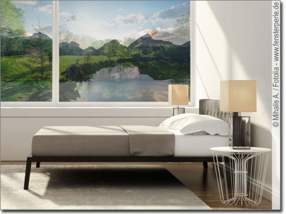 Preview: Glasdruck Idyllischer See