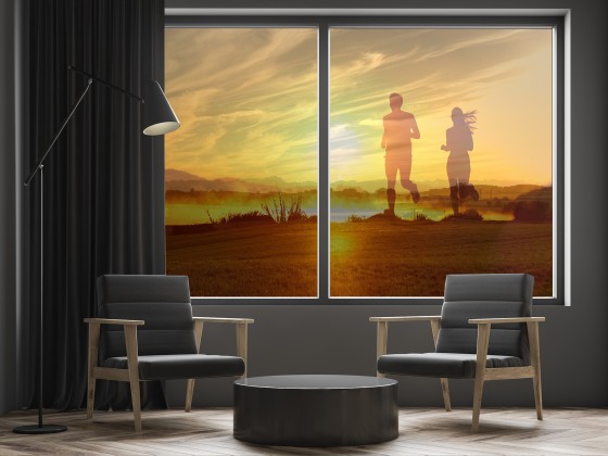 Preview: Transparente Fotofolie Laufen