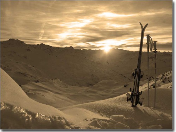 Preview: Morgensonne im Schnee