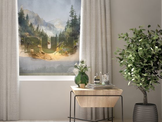 Preview: Transparente Fotofolie Run