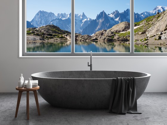 Preview: Fotofolie Traumhafter Bergsee Preview: Fotofolie Traumhafter Bergsee