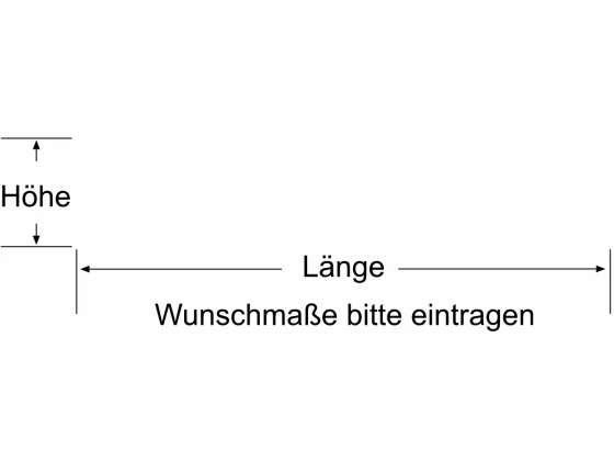 Durchlaufschutz für Glas mit Band - Ansicht Farbauswahl