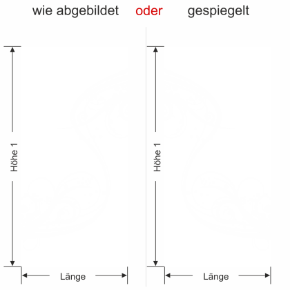 Preview: Fensterfolie selbstklebend mit Wellenornament