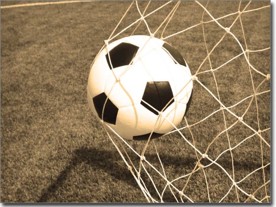 Preview: Glasbild Fußballtor Preview: Glasbild Fußballtor