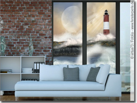 Preview: Glasprint Leuchtturm Preview: Glasprint Leuchtturm