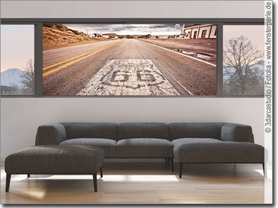 Preview: Glasbild Route 66 USA Preview: Glasbild Route 66 USA