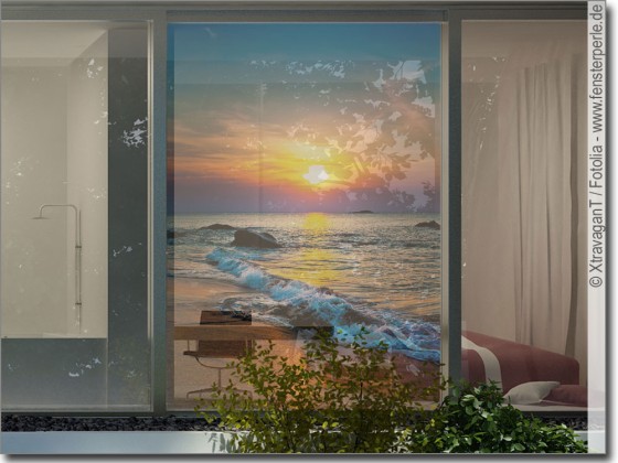 Preview: Fensterbild Sonnenuntergang Preview: Fensterbild Sonnenuntergang