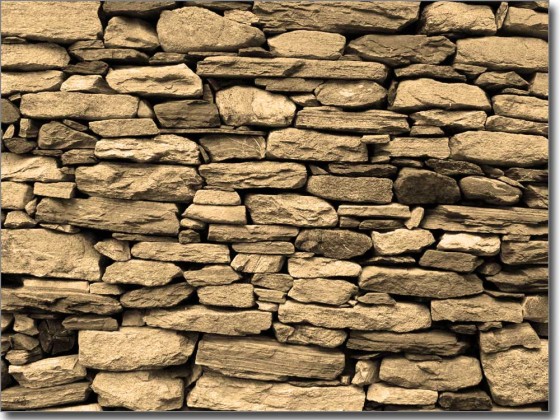 Preview: Glasprint Steinmauer