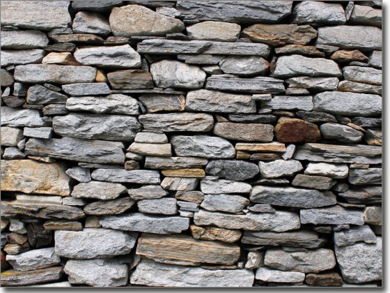 Preview: Glasprint Steinmauer