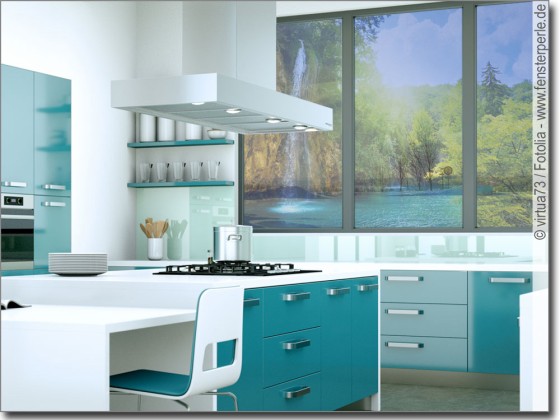 Preview: Fensterbild Wasserfall